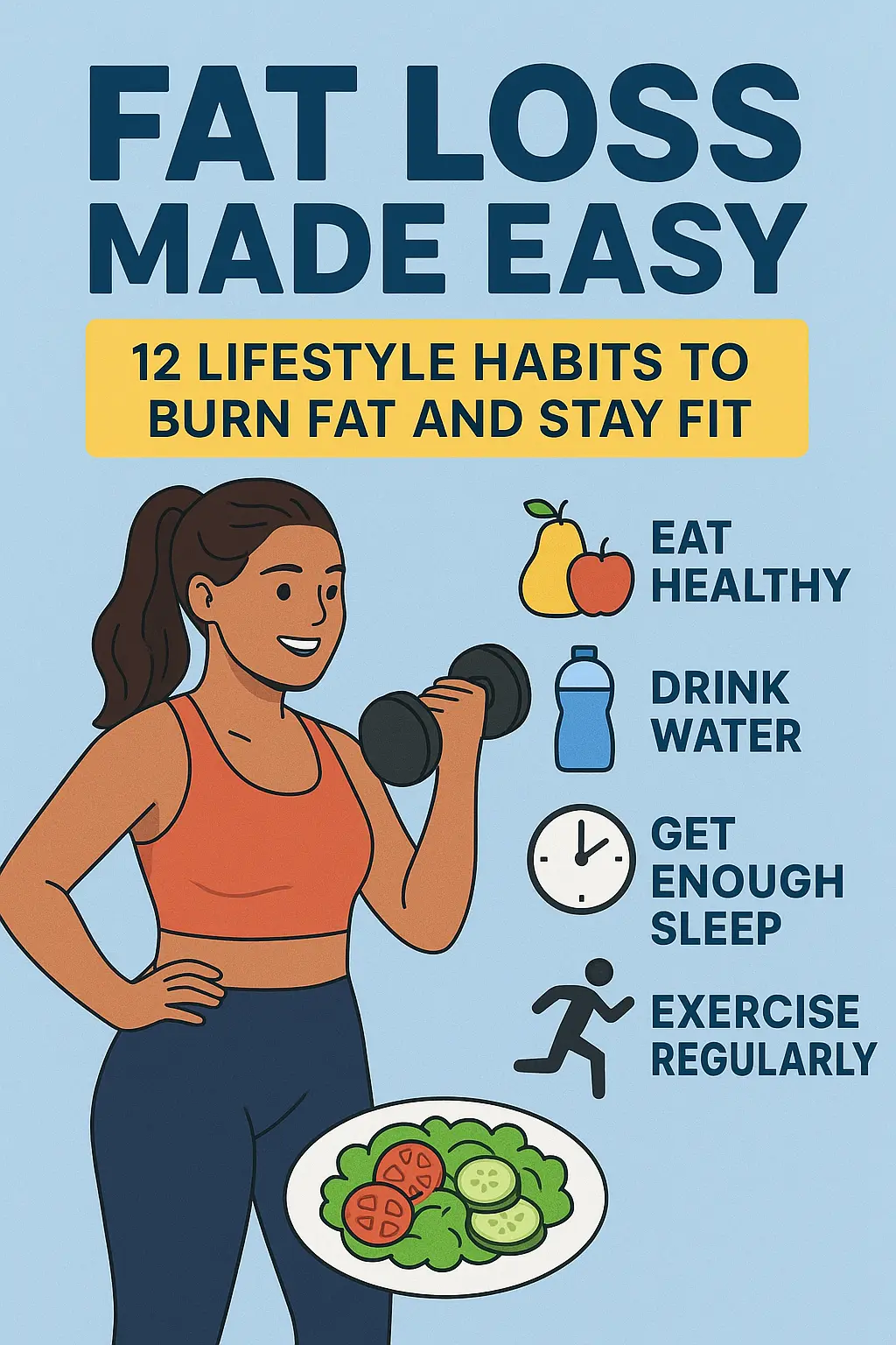 Healthy lifestyle habits for belly fat loss after 40