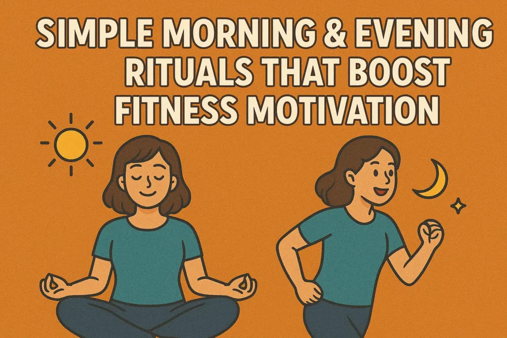 7 Proven Ways for Women Over 40 to Stay Motivated to Exercise 7 Woman over 40 doing her morning stretch and evening walk to stay motivated to exercise and boost daily fitness
