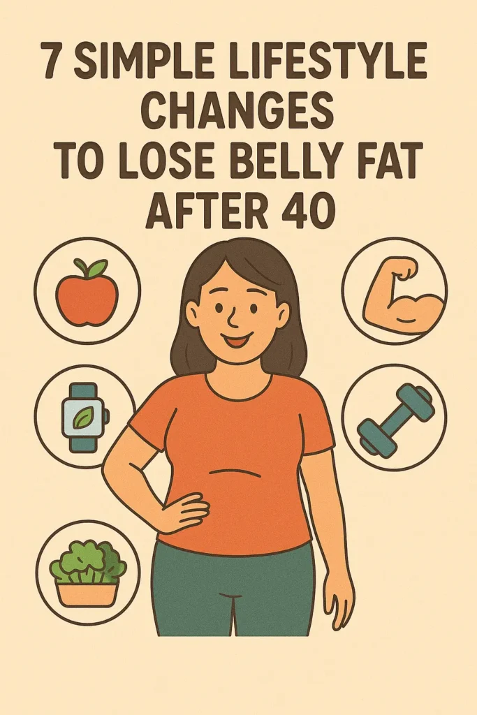 Blog 576 7 Simple Lifestyle Changes to Lose Belly Fat After 40