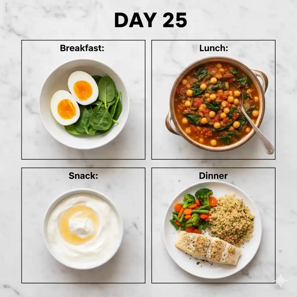 Low-Calorie Weight Loss Meal Plan for Women Over 40 28 Image description