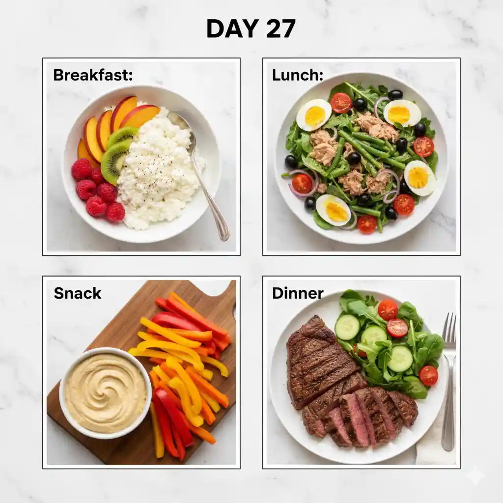 Low-Calorie Weight Loss Meal Plan for Women Over 40 30 Image description