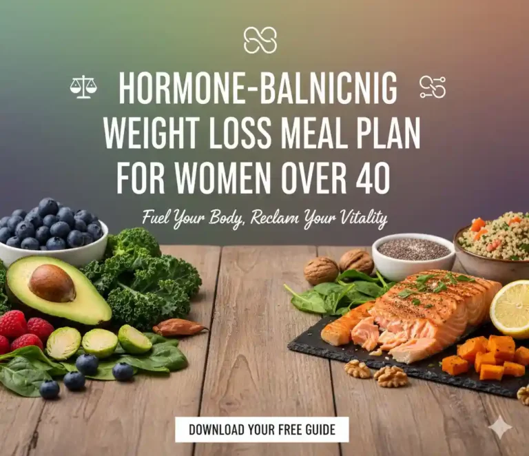 Healthy Hormone-Balancing Weight Loss Meal Plan for Women Over 40