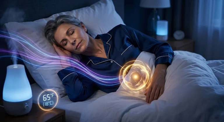 Deep Sleep & Hormonal Fat Loss: The Midnight Metabolic Switch That Burns Fat Naturally 1 Hormonal fat loss after 40 through deep sleep circadian rhythm optimization.